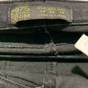 Zara jeans size 38. They do stretch.